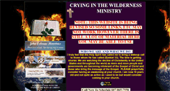 Desktop Screenshot of cryinginthewilderness.org