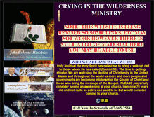 Tablet Screenshot of cryinginthewilderness.org